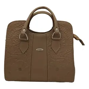 Maletín de Cuero Vacuno Fana Thaliss Color Avellana con Cierre de Cremallera para Uso en Oficina, Maletín para Hombre - Product Image 1