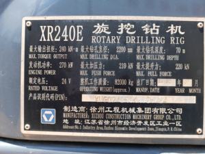 Xcmg Officiële 2020 Jaar Tweedehands Xr240e Crawler Boorinstallatie Hydraulische Roterende Boorinstallatie - Product Image 5