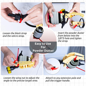 Có thể điều chỉnh góc phun có thể mở rộng cực Adaptor, phun Adaptor cho Aerosol có thể và bột Khăn lau bụi Wasp phun mở rộng cực - Product Image 5