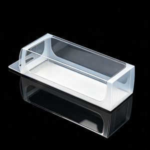 Boîte pliante transparente en PP avec logo personnalisé imprimé, pour cosmétiques, soins de la peau, accessoires électroniques, présentoir de cadeaux, vente en gros OEM - Product Image 5