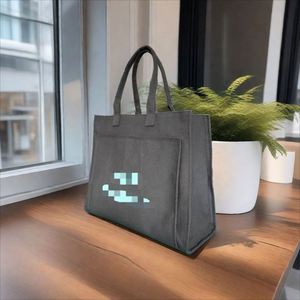 OEM Factory Luxury Woman Tote Handbag Fashion Tote Bag Cotton Canvas Bag with Pockets - Product Image 4