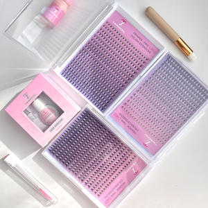 Pestañas Song Lashes Hechas a Mano, Cabello Sintético de 0.07mm, Abanicos de Extensión de Pestañas Pre-fabricados <span class=keywords><strong>en</strong></span> Forma de W 3D, Fáciles de Aplicar, 12 Unidades - Product Image 4