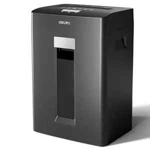 Cắt chéo Đức lưỡi không gỉ Deli 23L 5 lớp an ninh giấy Shredder