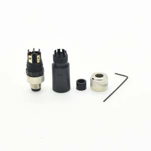 Connecteur de câble circulaire M8 en plastique étanche à 4 broches mâle et femelle - Product Image 4