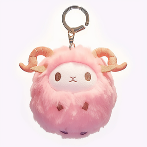 Produsen gantungan kunci boneka kucing kecil kustom liontin maskot gantungan kunci boneka domba kustom - Product Image 6