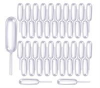 Pipettes de transfert en plastique PE en forme de cœur de 4 ml avec compte-gouttes pour la préparation de gâteaux et de pâtisseries