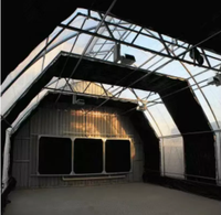 Trampa de luz para insectos de invernadero agrícola multitramo grande para equipo de cría de animales de granja avícola para ventilador
