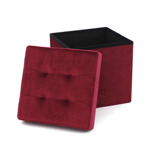 RTS Moderna di Lusso Mobili Per La Casa di Velluto <span class=keywords><strong>Pieghevole</strong></span> Ottoman di Stoccaggio <span class=keywords><strong>Poggiapiedi</strong></span> <span class=keywords><strong>Sgabello</strong></span> - Product Image 1