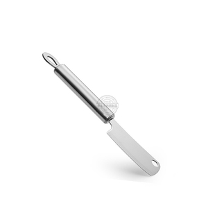 Suministro de fábrica Herramientas para hornear Cortador de queso de acero inoxidable Mango de plástico Queso Jamón Rebanada Cuchillo <span class=keywords><strong>Pala</strong></span> para pasteles 13 3/4in Lavavajillas - Product Image 2
