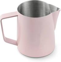 Pot à mousse de lait en acier inoxydable, tasse à expresso vapeur, pot de barista 500 ml, design unique en forme de bouche de crocodile et double rainure de guidage en arc