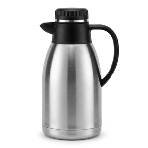 กระติกน้ำร้อนสแตนเลส OEM พร้อมหูจับ เก็บความร้อน สำหรับกาแฟ ชา และน้ำ - Product Image 1