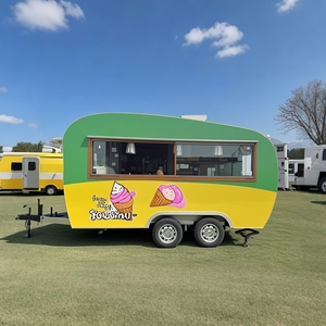 Remorques de haute qualité, populaires, pour la vente de glaces, de hot-dogs et autres aliments, entièrement équipées d'une cuisine. - Product Image 4