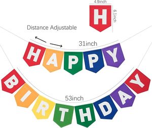 Bannière d'<span class=keywords><strong>anniversaire</strong></span> en feutre, cadeaux, <span class=keywords><strong>guirlande</strong></span> pour baby shower - Product Image 4