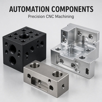 Support de capteur d'automatisation personnalisé, composants de précision usinés CNC en acier inoxydable/aluminium