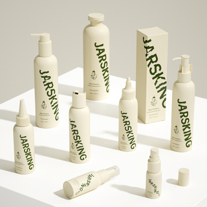 Lujo mate verde HDPE 100ml 300ml 500ml plástico champú cuerpo lavado y loción bomba contenedor botella - Product Image 3