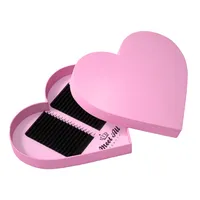 Vente en gros de plateaux individuels pour cils en velours de cachemire noir mat, fournitures pour extensions de cils volume faites à la main