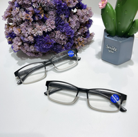 Nouvelles lunettes de lecture tendance, monture noire simple en plastique PC, verres transparents anti-lumière bleue, pour hommes et femmes, toutes formes de visage