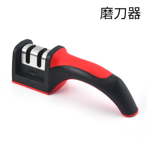 เครื่องลับมีดแบบมือหมุนสำหรับโรงงานขายส่ง หลายระดับความละเอียด ผลิตจากสแตนเลส ใช้ในครัวเรือน พร้อมเคลือบยางเสริม - Product Image 5