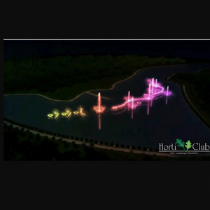 Fuente de Agua Musical Moderna para Exteriores con Espectáculo de Luces LED, Sistema de Fuente Multimedia de Acero Inoxidable de Fácil Instalación - Product Image 1