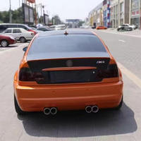Kit carrosserie style M3 modifié en plastique PP pour BMW Série 3 E46 1998-2004, comprenant jupes latérales, pare-chocs avant et arrière