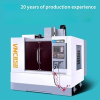 Centro de Mecanizado VMC850 Single BT40, Pequeña Máquina CNC Vertical de Cuatro Ejes para Taladrado y Fresado, con Soporte de Instalación