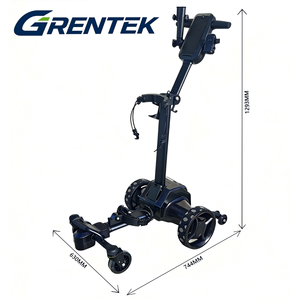 Nouveau design de chariot de golf électrique de luxe léger avec IA, suivi automatique, pliable, 6 roues, capacité de charge de 80 kg, batterie au lithium - Product Image 5