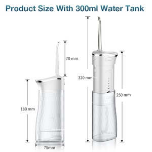Custom Design 200ml Portable Rechargeable Teeth Irrigator Cordless Water Flosser Oral Cleaner - Product Image 3