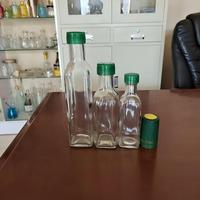 Bouteilles en verre carrées vides de couleur vert foncé Marasca pour huile d'olive de cuisine, avec bouchon en liège, 100 ml, 250 ml, 500 ml, 750 ml, 1 L