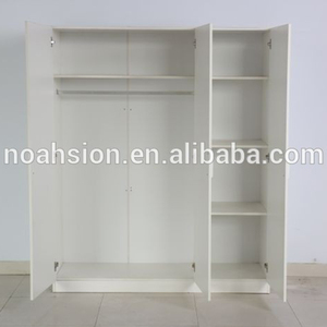 Meubles de maison de qualité supérieure vêtements de rangement 3 portes armoires chambre <span class=keywords><strong>à</strong></span> coucher armoire <span class=keywords><strong>en</strong></span> <span class=keywords><strong>bois</strong></span> placard - Product Image 2