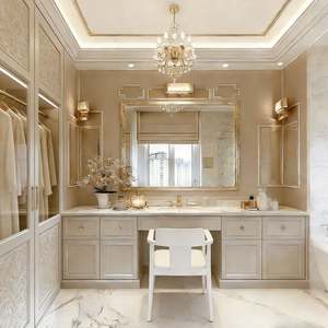 BALOM Custom High End <b>French</b> <b>Style</b> Dressing Table Cabinet Custom Made for Villa Apartment Bedroom Manufacturer - Product Image 6