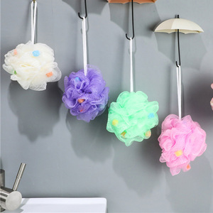 Esponja de baño grande, estropajo de espalda de nailon de colores, esponja de baño tipo flor con textura gelatinosa, 30g, productos de baño. - Product Image 2