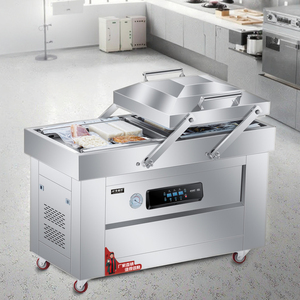 Commercial Electric Automatic Double Chamber Sealed <b>Vacuum</b> Bag Packaging Machine for Food - Product Image 1