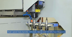 Mandrin électrique italien haute vitesse PARKER HSD pour centre d'usinage 3 axes pour le perçage et le fraisage de profilés en aluminium et de portes - Product Image 4