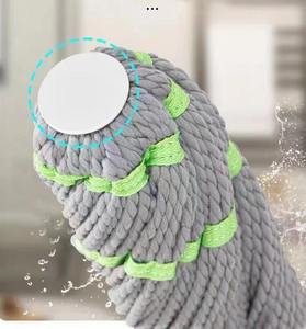 Mopa Húmeda de Alta Resistencia con Mango Largo y Fácil de Escurrir, Mopa de Microfibra para Limpieza de Pisos de Madera, Mopa Autoescurrible - Product Image 4