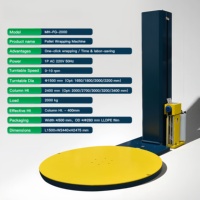 Machine d'emballage automatique électrique MH-FG-2000 pour palettes avec pré-étirement et plateau tournant pour applications alimentaires et de boissons