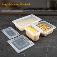 Hoge kwaliteit PP plastic BPA-vrij cateringapparatuur EU-stijl GN-bakken voedselveilige containers hotel restaurant