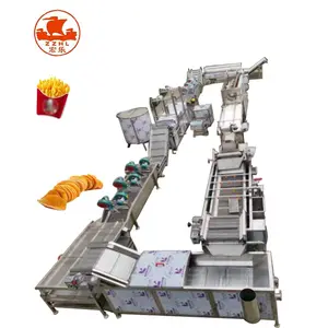 Doğrudan Fabrika Fiyat Patates Cipsi Üretim Hattı Dondurulmuş Patates Kızartması Makineleri