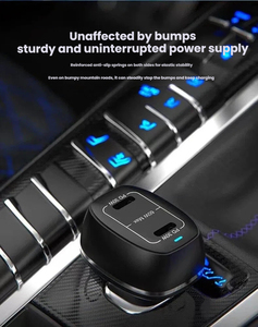 Cargador de Coche Rápido X79 de 60W con Doble Puerto Tipo C PD y 30W PPS para <span class=keywords><strong>iPhone</strong></span> 17 <span class=keywords><strong>Pro</strong></span> <span class=keywords><strong>Max</strong></span> y Samsung Galaxy S26, Precio de Fábrica - Product Image 3