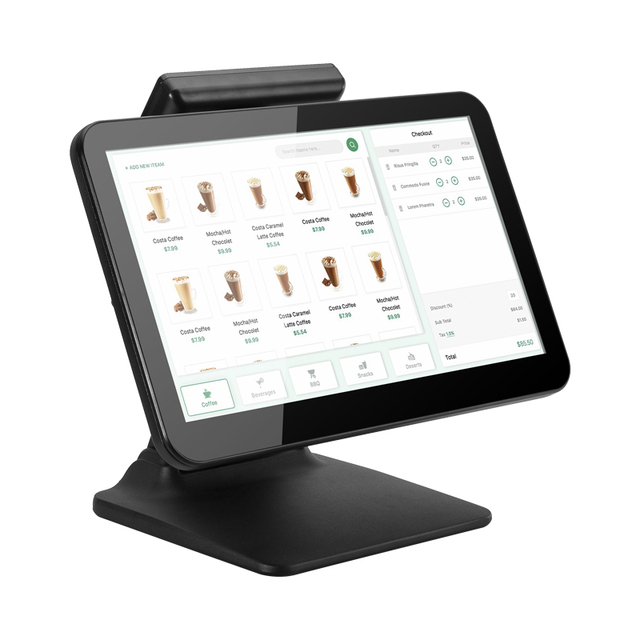 Aluminum Design All in One Optional POS Terminal Cash Register