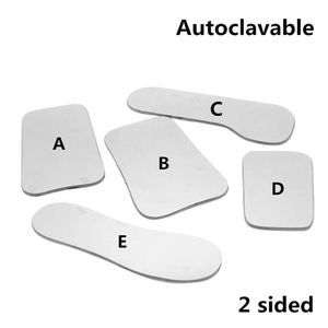 Meite Miroir Photo en Verre Dentaire Médical <span class=keywords><strong>Orthodontiste</strong></span> Bouche Réflecteur Miroir 5 Pcs - Product Image 2