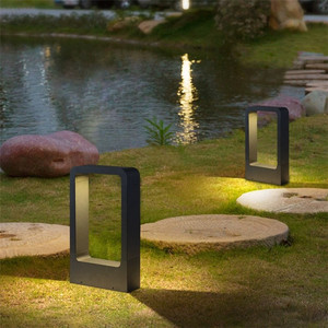 Lampada <span class=keywords><strong>da</strong></span> <span class=keywords><strong>Giardino</strong></span> Moderna in Alluminio IP65 Impermeabile, Luce <span class=keywords><strong>LED</strong></span> per Prato Alimentata a Corrente Alternata, per Hotel, Casa, Decorazione Esterna, Illuminazione per Sentieri e Pali - Product Image 4