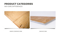 Parquet de Roble Europeo Sólido de Tres Capas, Económico, 100% Madera, para Interiores, Suelo de Madera SPC