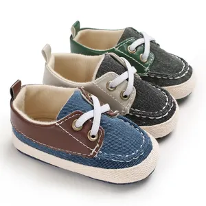 Newborn baby fashion children casual shoes ODM 0-1 year soft sole toddler boy toddler shoes