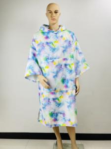 Adulti con cappuccio da surf <span class=keywords><strong>poncho</strong></span> telo piscina piscina cambiamento spiaggia da surf <span class=keywords><strong>poncho</strong></span> - Product Image 5