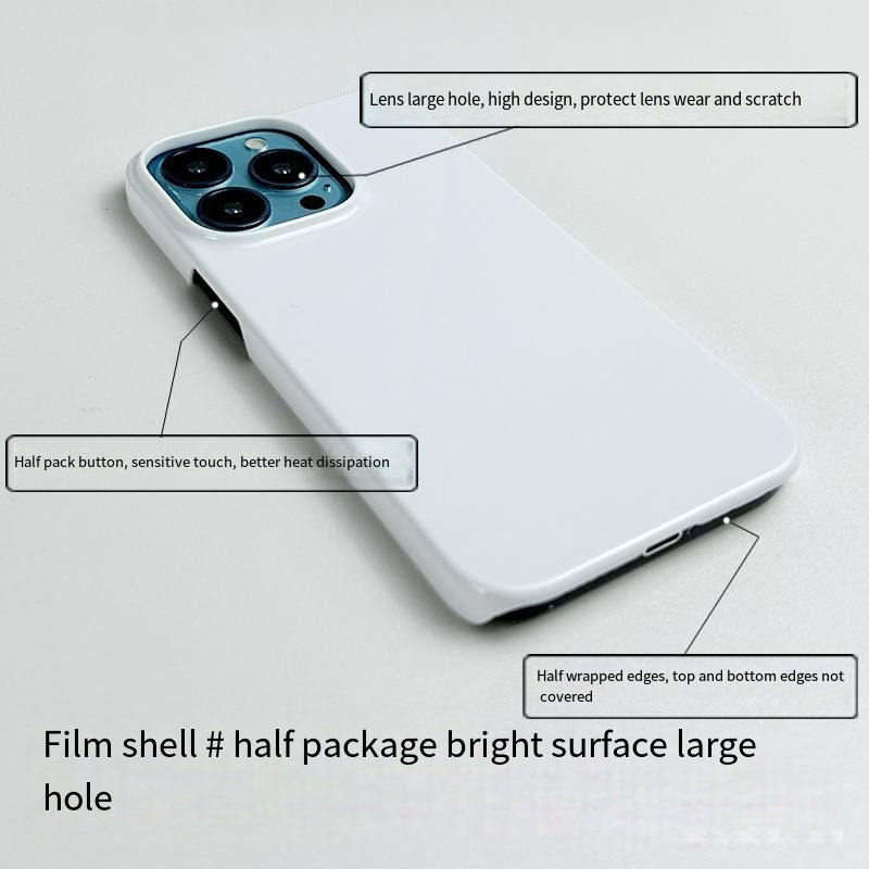 half pack frosted large hole-White