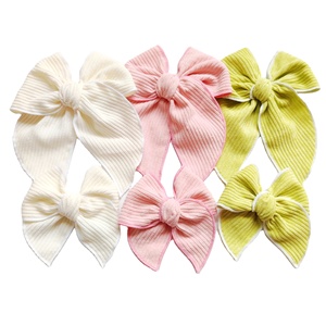 Bandeau arc en tissu côtelé de style européen 5cm pince crocodile ou style arc <span class=keywords><strong>fable</strong></span> en nylon - Product Image 1