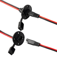 14 AWG SAE à O Ring Terminal Connecteurs Harnais Fil Déconnexion Rapide Fusible Lame Batterie Câble De Charge Pour Moto Voiture RV