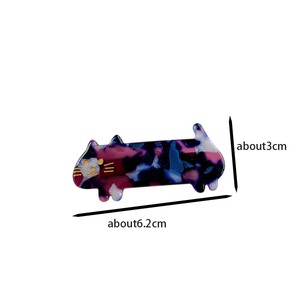 Dễ Thương Ngớ Ngẩn Dễ Thương Axit Acetic Mèo Kẹp Tóc Chất Lượng Cao Kim Loại Bow Kẹp Tóc Cô Gái Hàng Ngày Giản Dị Tóc Phụ Kiện - Product Image 6