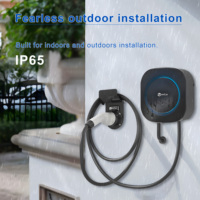 Station de recharge pour véhicules électriques Wmini Smart 40A 9,6 kW Type 1 Chargeur mural avec application Wifi Zencar J1772 Wallbox Câble de recharge pour véhicules électriques de 5 mètres