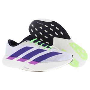 Adidas Adizero Evo SL <b>Mens</b> <b>Shoes</b> <b>White</b> Collegiate Purple Lime Burst Lightstrike Pro <b>Running</b> - Product Image 4